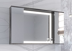 Stella Polare Мебель для ванной Дэрри 100 подвесная бетон/цемент – фотография-9